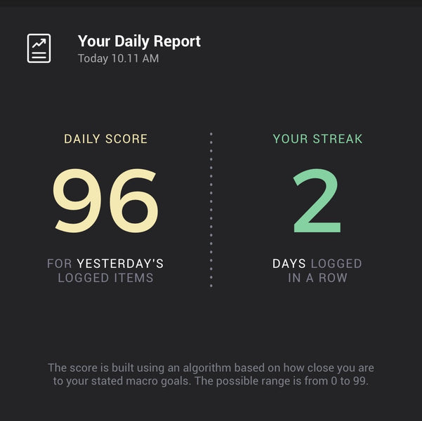 The Senza Daily Score Explained