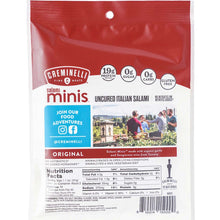 Load image into Gallery viewer, Creminelli Salami Minis, Original Flavor
