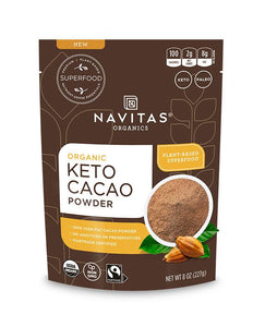 Keto Cacao Powder by Navitas Organics, 8 oz