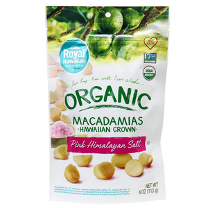Organic Macadamias by Royal Hawaiian Orchards, 4 oz